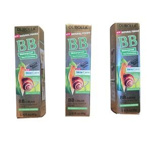 Lot of 3 Olibolla BB Cream Shade 306 Waterproof Matte Foundation NIB